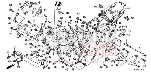 CARROSSERIE DE CHASSIS ST1300A9 de 2009